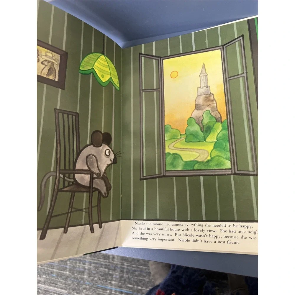 MOUSE AND ELEPHANT By Matthias Hopper Jan Lencia - Hardcover W/ Dust Jacket 1990